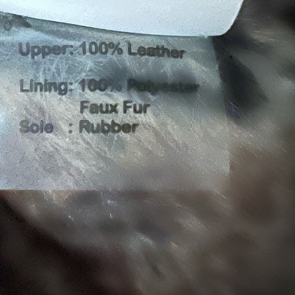 TOMS Vista Boots Black Faux Fur Size 9 - Picture 11 of 11